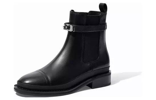 Ботинки Челси женские черный Zsazsazsu