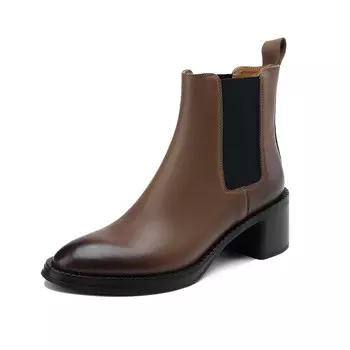 Ботинки Челси женские Five-Nine Dan Seven, цвет Black Fleece-lined