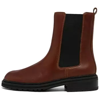 Ботинки Челси женские коричневые Clarks