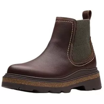 Ботинки Челси женские коричневый Clarks