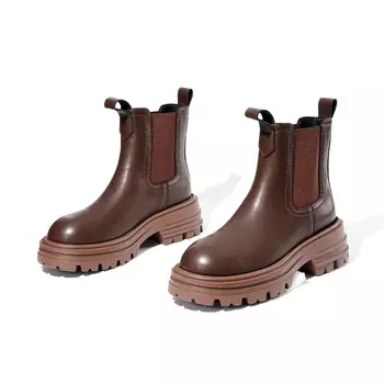 Ботинки Челси женские коричневый Eblan