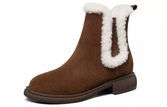 Ботинки Челси женские Lily Wei, коричневый