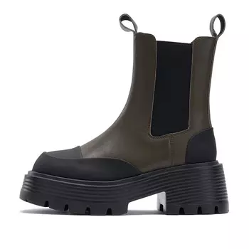 Ботинки Челси женские Malemonkey, хаки