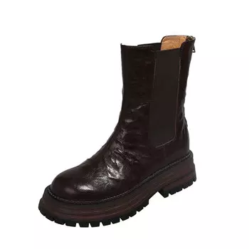 Ботинки Челси женские Mo Lin, коричневый