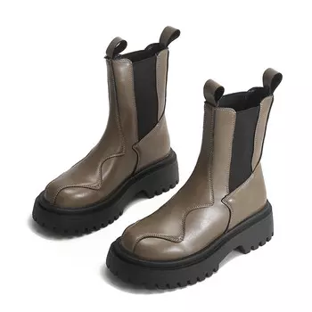 Ботинки Челси женские Nunz, хаки