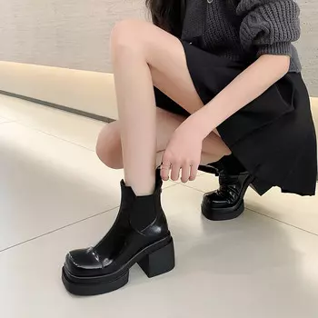 Ботинки Челси женские Pwpj, черный