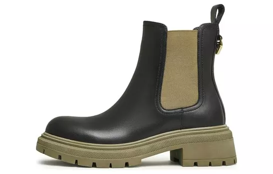 Ботинки Челси женские Teenmix, цвет Black/Khaki