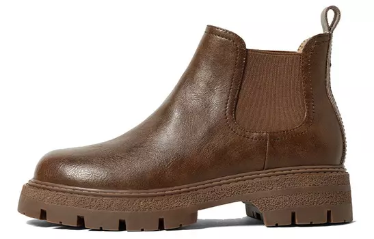 Ботинки челси женские темно-коричневый Q.Vonton