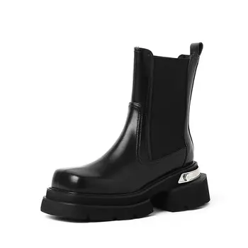 Ботинки Челси женские Zi Xiao, черный