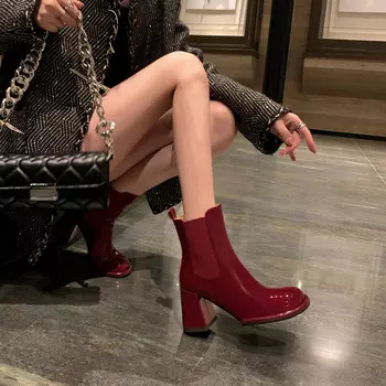 Ботинки Челси женские Zi Xiao, черный