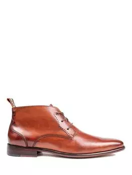 Ботинки chukka из кожи колли на шнуровке Simon Carter, желто-коричневый