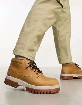 Ботинки чукка премиум-класса Timberland из натуральной пшеничной кожи