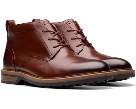 Ботинки Clarks Aldwin Chukka, цвет Mid Tan Leather