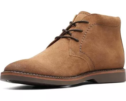 Ботинки Clarks Atticus LT Hi, цвет Cognac Suede