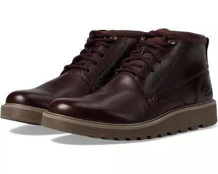 Ботинки Clarks Barnes Lace, цвет Brown Leather