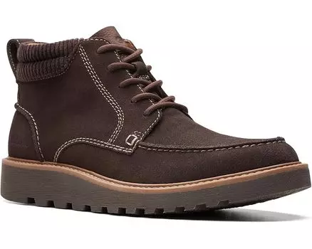 Ботинки Clarks Barnes Mid, цвет Brown Suede