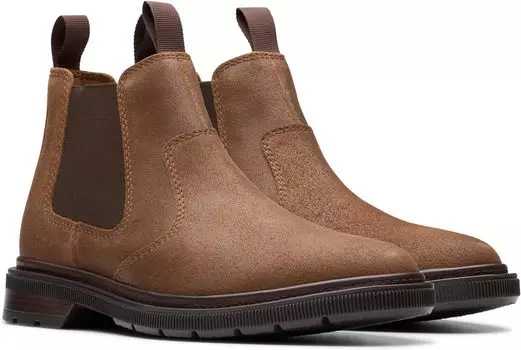 Ботинки Clarks Burchill Up, цвет Cola Suede