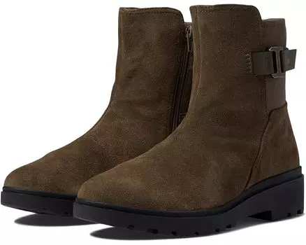 Ботинки Clarks Calla Mid, цвет Dark Olive Suede