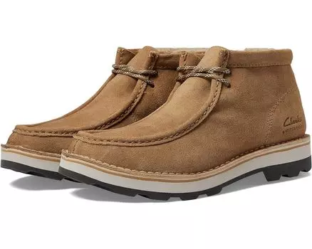 Ботинки Clarks Corston Wally Waterproof, цвет Dark Sand Waxy Suede Warmlined Waterproof