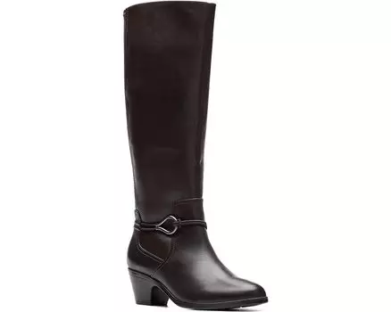 Ботинки Clarks Emily 2 Sky, цвет Dark Brown Synthetic