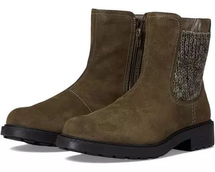 Ботинки Clarks Opal Sky, цвет Dark Olive Suede