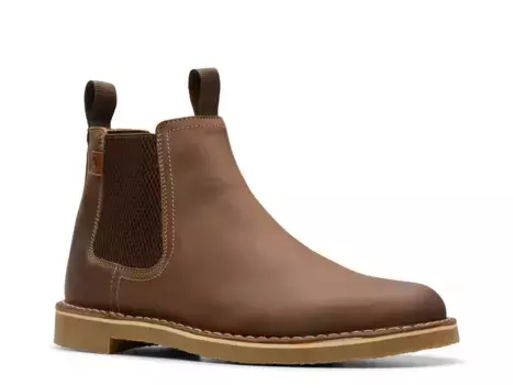 Ботинки Clarks Shepton Easy Chelsea, коричневые