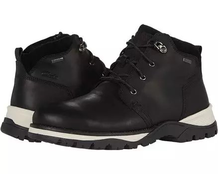 Ботинки Clarks Topton Mid GTX, цвет Black Oily Leather Warmlined