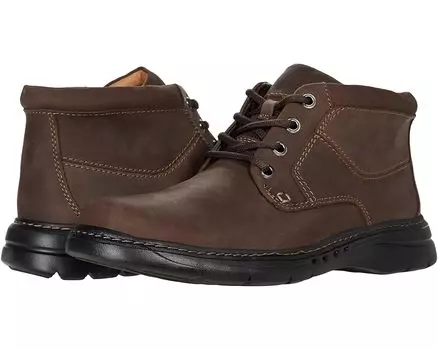 Ботинки Clarks Un Brawley Up, цвет Brown Oily Leather