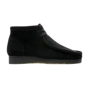Ботинки Clarks Wallabee Boot Black Suede, черный