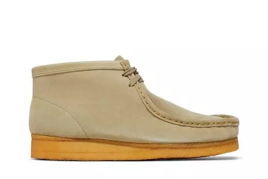 Ботинки Clarks Wallabee Boot Maple Suede, коричневый