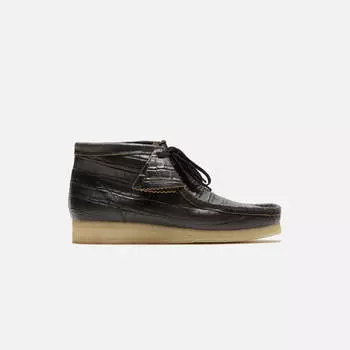 Ботинки Clarks Wallabee Harajuku Croc Distress Leather Boot, черный