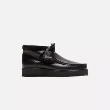 Ботинки Clarks Wallabee Scout, цвет Black Leather