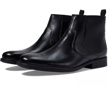 Ботинки Clarks Whiddon Zip, цвет Waterproof Black Leather