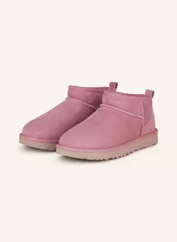 Ботинки classic ultra mini UGG, розовый