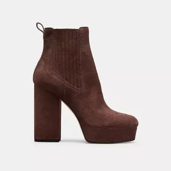 Ботинки Coach Ivette Bootie, цвет suede/Espresso
