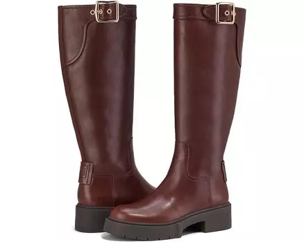 Ботинки COACH Lilli Leather Boot, цвет Walnut