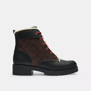 Ботинки Coach Lorraine Bootie, цвет Black/Mahogany