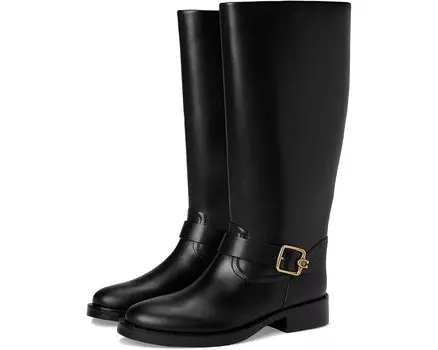 Ботинки COACH Madeline Leather Boots II, черный