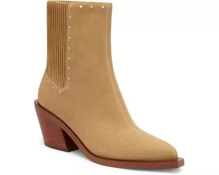Ботинки COACH Prestyn Bootie With Rivets, цвет Peanut