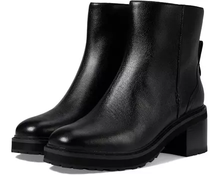 Ботинки Cole Haan Gillian Lug Bootie, цвет Black Leather Waterproof
