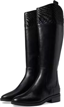 Ботинки Cole Haan Hampshire Riding Boot, цвет Black Leather/Black Suede