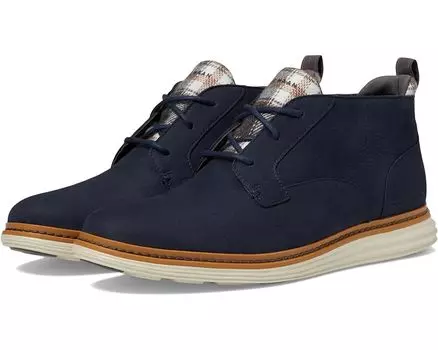 Ботинки Cole Haan Originalgrand Chukka Waterproof, цвет Navy Blazer Nubuck/Birch Waterproof
