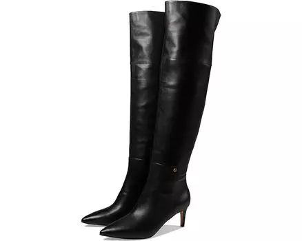 Ботинки Cole Haan Vandam Over The Knee 65 mm, черная кожа