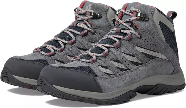 Ботинки Columbia Crestwood Mid Waterproof, цвет Graphite/Daredevil