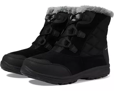Ботинки Columbia Ice Maiden Shorty, цвет Black/Columbia Grey