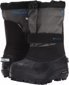 Ботинки Columbia PowderbugPlus II Boot, цвет Black/Hyper Blue