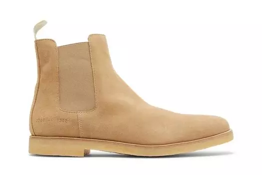 Ботинки Common Projects Chelsea Boot Suede Tan, желто-коричневый