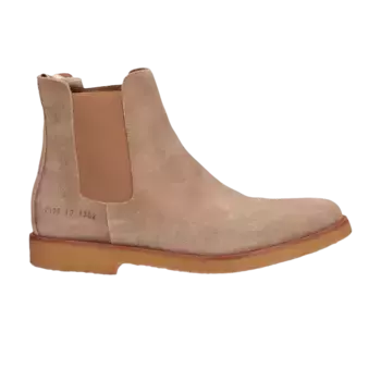 Ботинки Common Projects Chelsea Boot Waxed Suede Tan, желто-коричневый