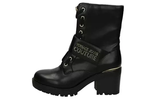 Ботинки Couture на шнуровке с логотипом Versace Jeans