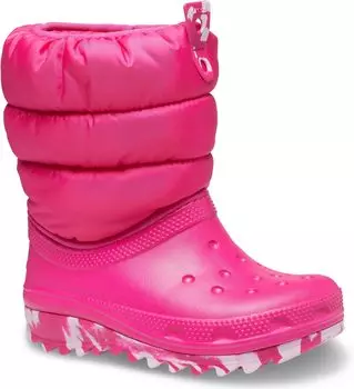 Ботинки Crocs Classic Neo Puff Boot, цвет Candy Pink